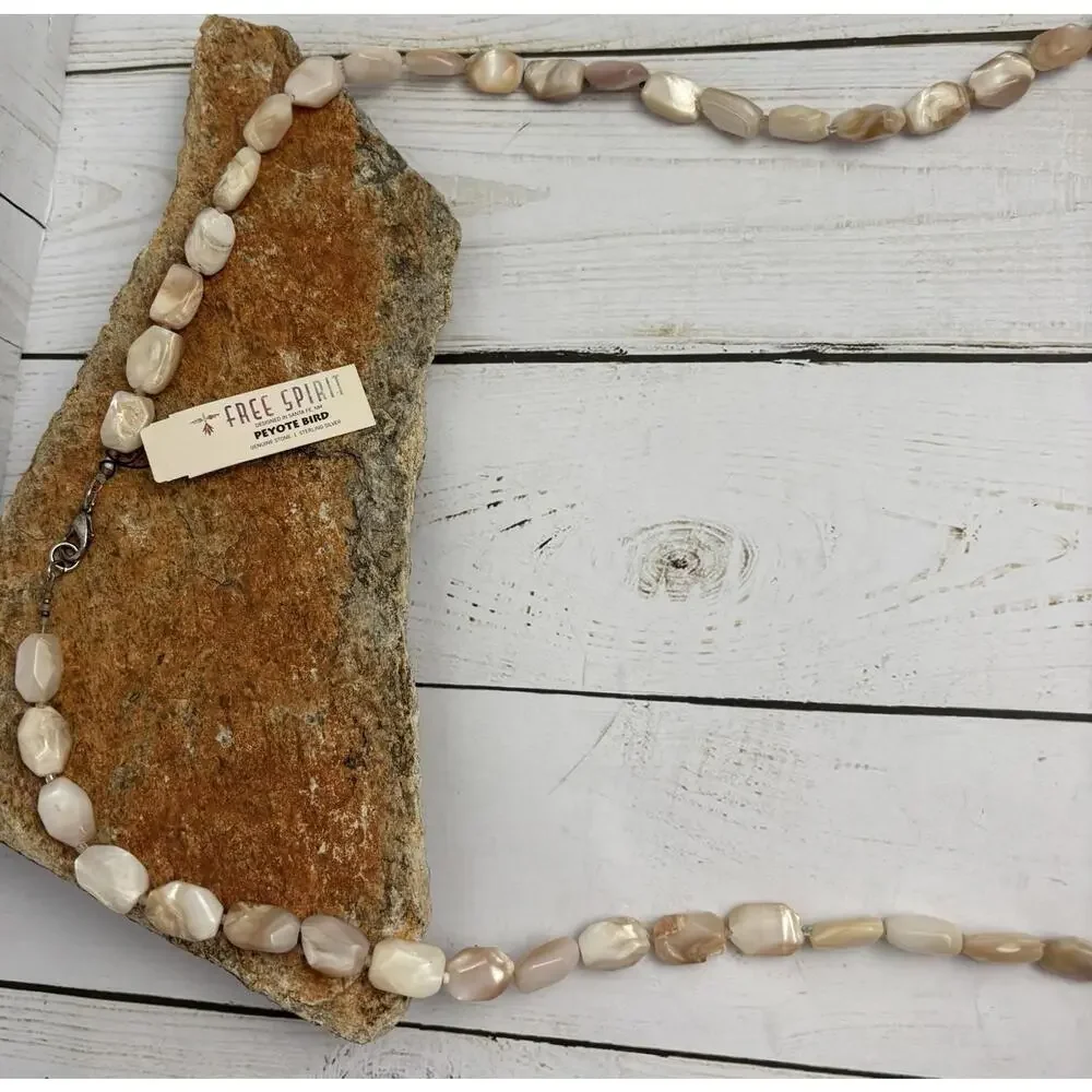 NEW Peyote‎ Bird Free Spirit Genuine Stone Sterling Silver Necklace J209